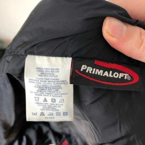 Lands End Quilted Red Jacket LP Large Petite Coat Women’s - Picture 9 of 11